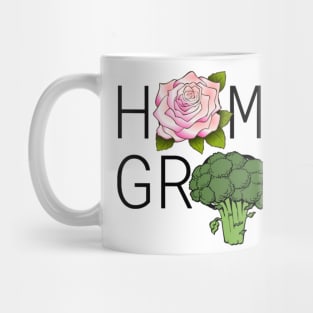 Home Grown, Plant Lady, Vegetable, Farmer, Farm, Nature, Grocer Mug